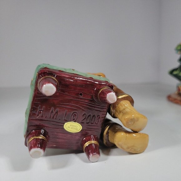 Heritage Mint LTD 2003 Porcelain Christmas Setting 1 REPLACEMENT PIECE Boy Stool - Picture 11 of 11